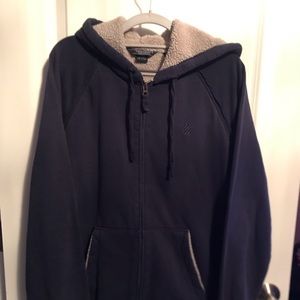 West Marine Crew Hoody Men’s long sleeve zip up sweater jacket